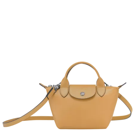 longchamp - sac porté main le pliage cuir
