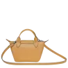 longchamp - sac porté main le pliage cuir