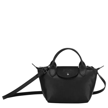 longchamp - sac porté main le pliage cuir