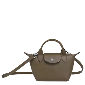 longchamp - sac porté main le pliage cuir