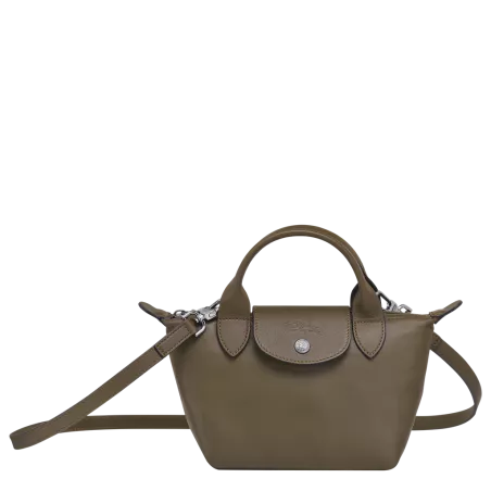 longchamp - sac porté main le pliage cuir