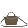 longchamp - sac porté main le pliage cuir