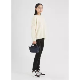 longchamp - sac porté main le pliage cuir