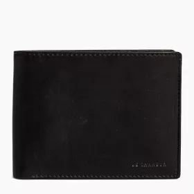 Portefeuille Horizontal Moyen Modèle 2 Volets Gary En Cuir Huilé De Le Tanneur