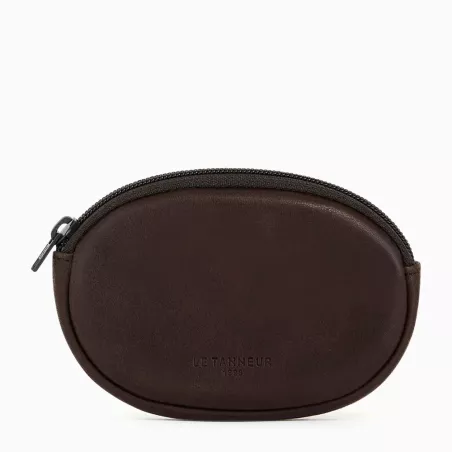 Porte Monnaie Zippé Gary En Cuir Huilé De Le Tanneur