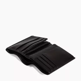 Portefeuille Vertical Zippé 2 Volets Gary En Cuir Huilé De Le Tanneur