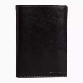 Grand Portefeuille Vertical Zippé 2 Volets Gary En Cuir Huilé De Le Tanneur