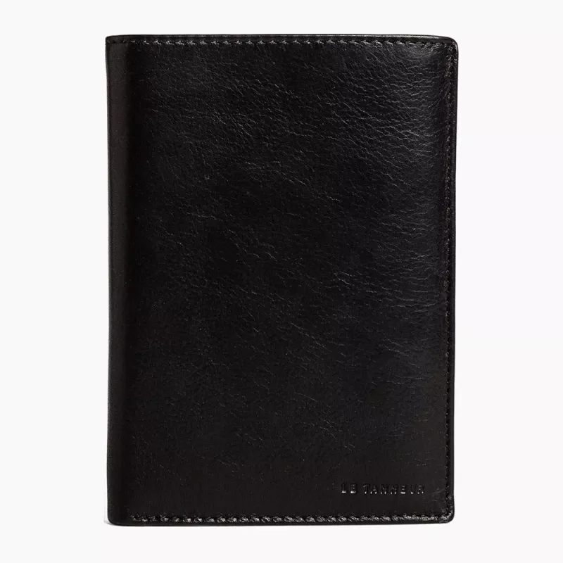 Grand Portefeuille Vertical Zippé 2 Volets Gary En Cuir Huilé De Le Tanneur Grand Portefeuille Vertical Zippé 2 Volets Gary En Cuir Huilé De Le Tanneur