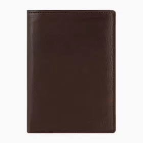 Grand Portefeuille Vertical Zippé 2 Volets Gary En Cuir Huilé De Le Tanneur