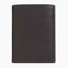 Portefeuille Moyen Modèle Zippé 2 Volets Charles En Cuir Grainé De Le Tanneur