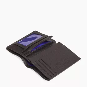 Portefeuille Moyen Modèle Zippé 2 Volets Charles En Cuir Grainé De Le Tanneur