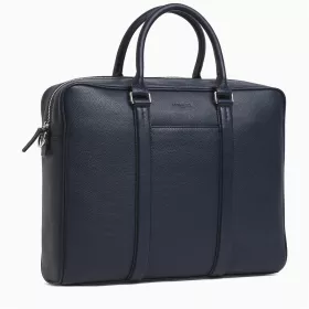 Porte Documents 14" Charles En Cuir Grainé De Le Tanneur