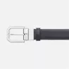 montblanc - ceinture réversible de 30 mm en cuir noir/marron