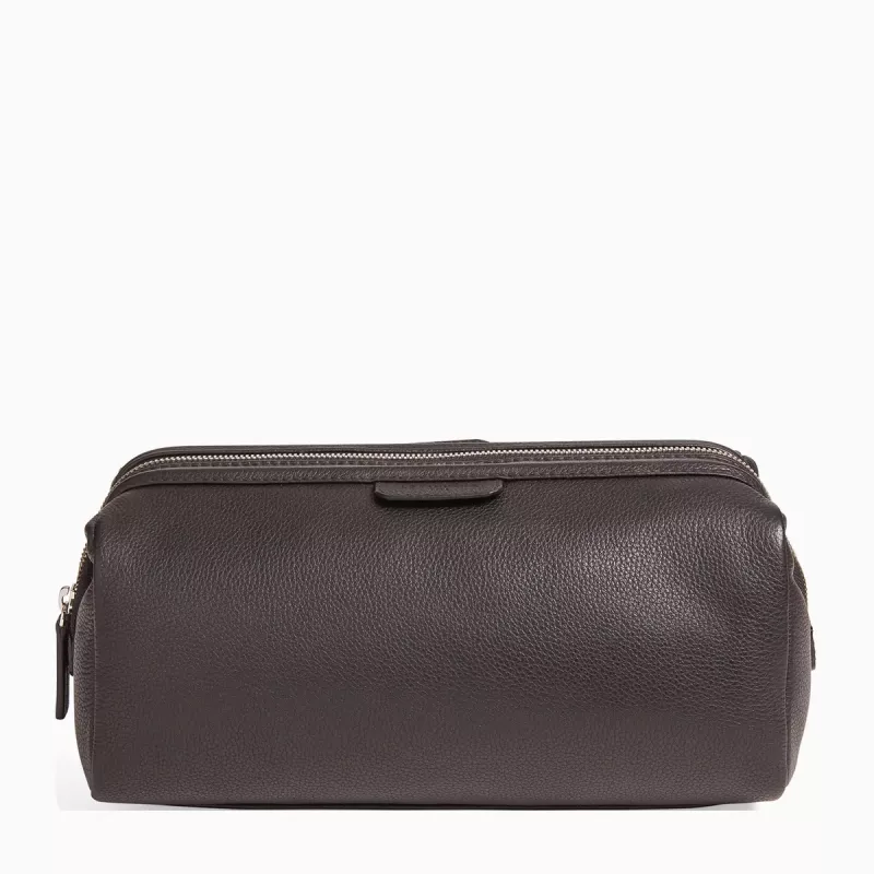 Trousse De Toilette Charles En Cuir Grainé De Le Tanneur Trousse De Toilette Charles En Cuir Grainé De Le Tanneur