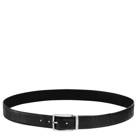 longchamp - ceinture homme croco block