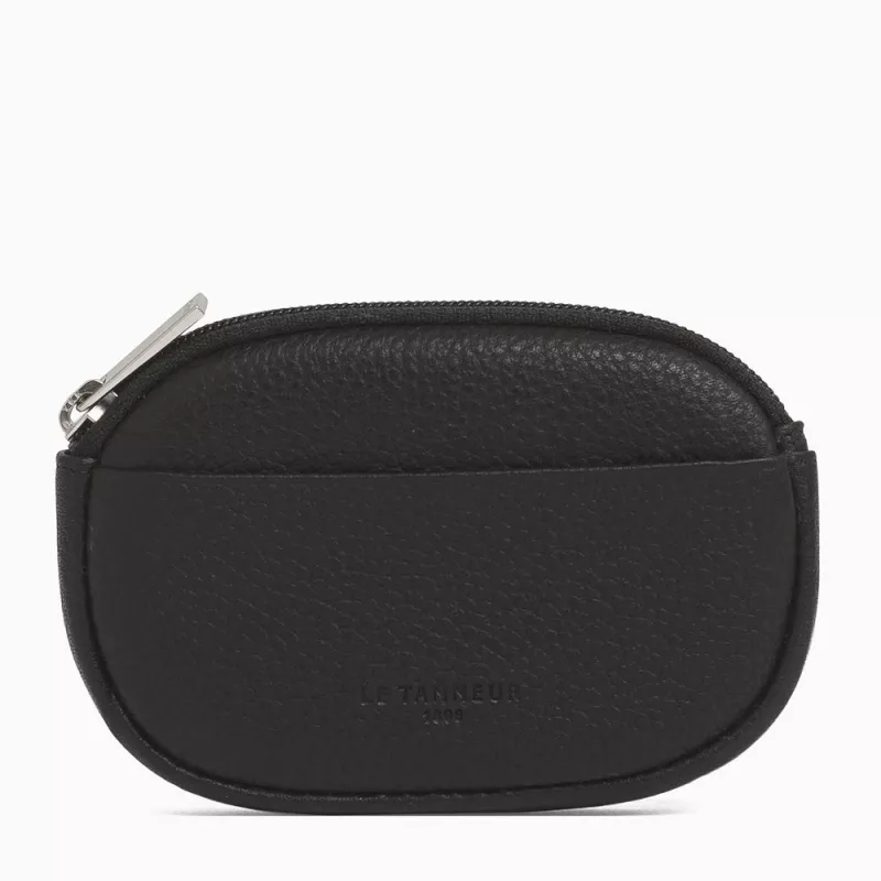 Porte Monnaie Zippé Charles En Cuir Grainé De Le Tanneur Porte Monnaie Zippé Charles En Cuir Grainé De Le Tanneur