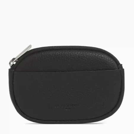 Porte Monnaie Zippé Charles En Cuir Grainé De Le Tanneur