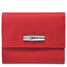 longchamp - portefeuille compact roseau essential