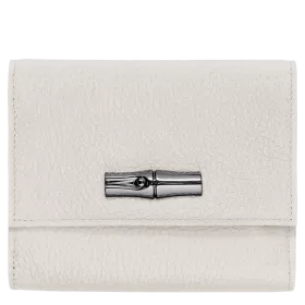 longchamp - portefeuille compact roseau essential