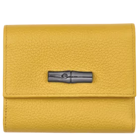 longchamp - portefeuille compact roseau essential