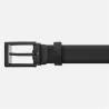 montblanc - ceinture noir à faire recouper selon la taille