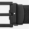 montblanc - ceinture noir à faire recouper selon la taille
