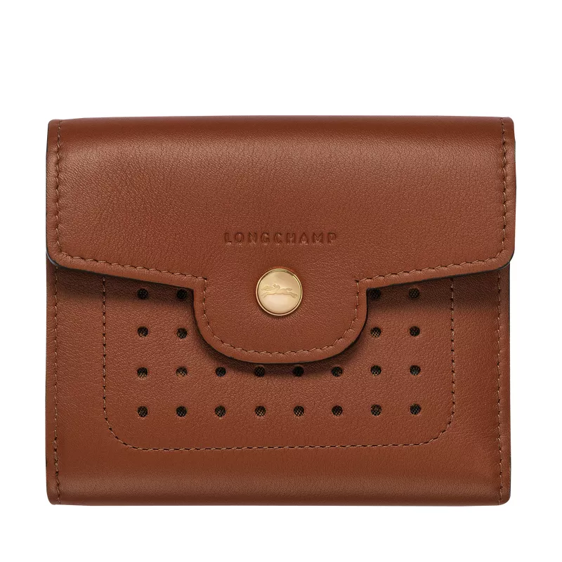 longchamp - portefeuille compact mademoiselle longchamp longchamp - portefeuille compact mademoiselle longchamp