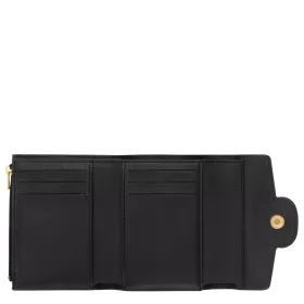 longchamp - portefeuille compact mademoiselle longchamp