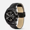 montblanc summit 2 acier inoxydable noir et cuir