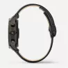 montblanc summit 2 acier inoxydable noir et cuir