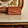 le tanneur - grand portefeuille zippé charlotte en cuir lisse