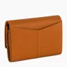 le tanneur - grand portefeuille zippé charlotte en cuir lisse