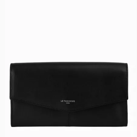 le tanneur - compagnon zippé charlotte en cuir lisse