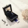 le tanneur - boite à bijoux de voyage en cuir