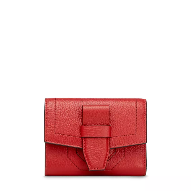 lancel - portefeuille compact medium rabat neo charlie lancel - portefeuille compact medium rabat neo charlie