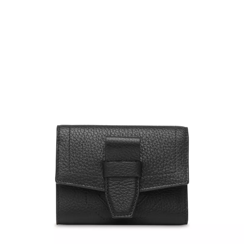lancel - portefeuille compact medium rabat neo charlie lancel - portefeuille compact medium rabat neo charlie