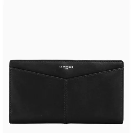 Porte Chéquier Charlotte En Cuir Lisse Le Tanneur