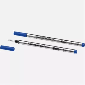 montblanc - 2 recharges de rollerball (f), royal blue