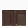 Portefeuille Vertical Moyen Modèle Zippé 3 Volets Gary En Cuir Huilé Le Tanneur
