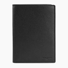 Portefeuille Zippé Charles En Cuir Grainé De Le Tanneur