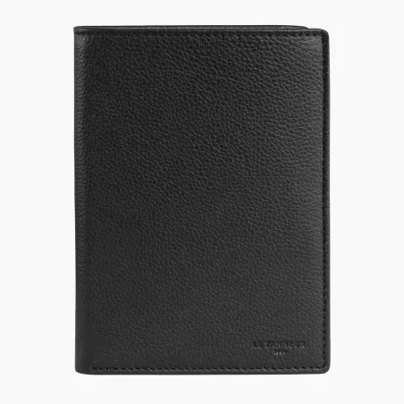 Portefeuille Zippé Charles En Cuir Grainé De Le Tanneur