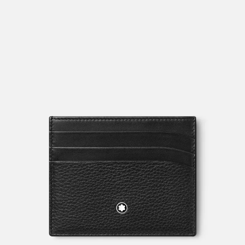 montblanc - porte-cartes 6cc meisterstück soft grain montblanc - porte-cartes 6cc meisterstück soft grain