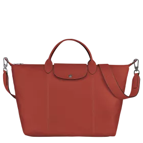longchamp - sac porté main le pliage cuir