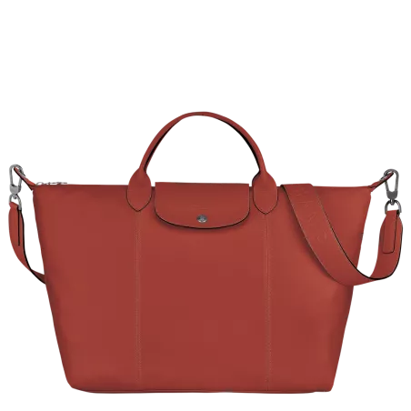 longchamp - sac porté main le pliage cuir