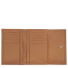 longchamp - portefeuille compact roseau