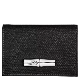 longchamp - portefeuille compact roseau