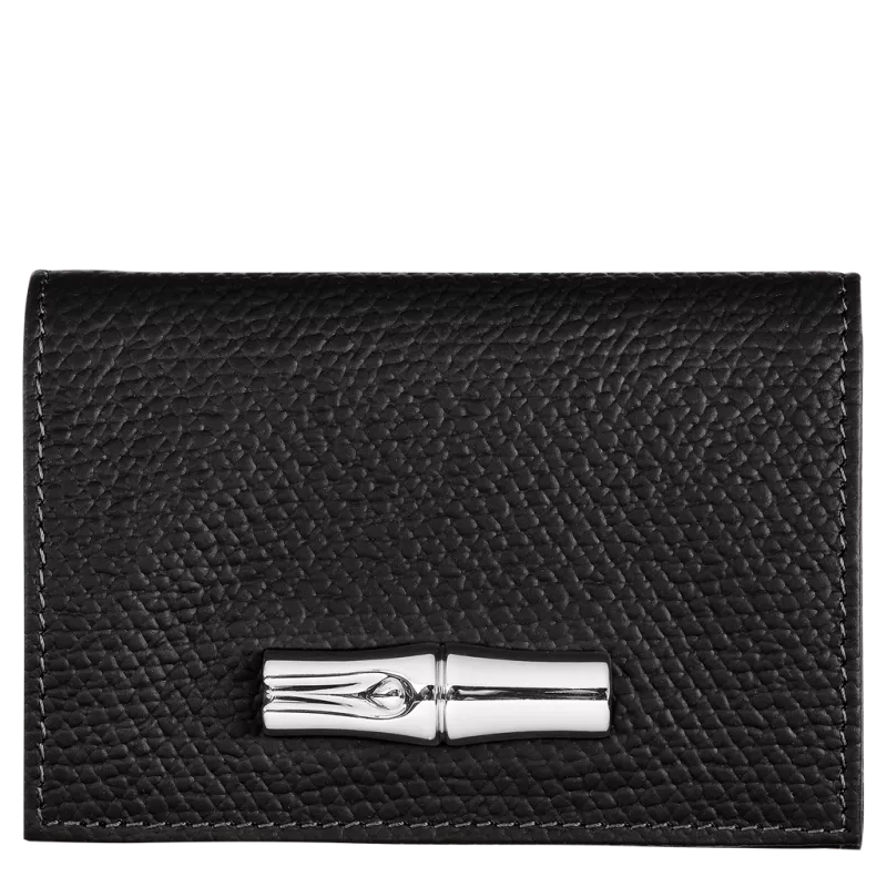 longchamp - portefeuille compact roseau longchamp - portefeuille compact roseau
