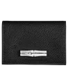 longchamp - portefeuille compact roseau