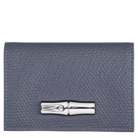 longchamp - portefeuille compact roseau