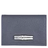 longchamp - portefeuille compact roseau